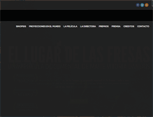 Tablet Screenshot of ellugardelasfresas.com